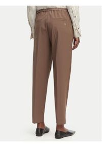 Marella Spodnie materiałowe Teso 2613131075 Brązowy Regular Fit. Kolor: brązowy. Materiał: syntetyk #2