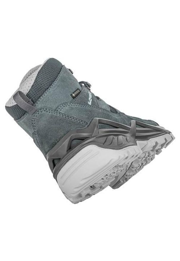 Buty trekkingowe damskie Lowa Sirkos Evo Mid Gtx. Zapięcie: sznurówki. Kolor: szary. Materiał: zamsz, tkanina. Szerokość cholewki: normalna