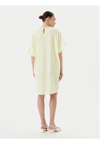 Bruuns Bazaar Sukienka codzienna Gigi BBW3477N Żółty Loose Fit. Okazja: na co dzień. Kolor: żółty. Materiał: wiskoza. Typ sukienki: proste. Styl: casual