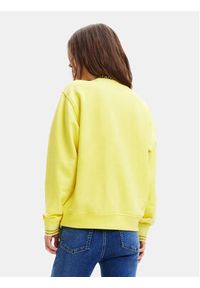 Desigual Bluza 23SWSK01 Żółty Regular Fit. Kolor: żółty. Materiał: bawełna