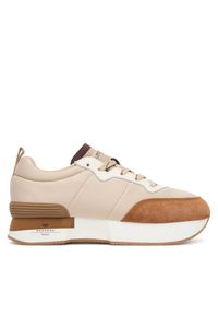 Sneakersy Weekend Max Mara. Kolor: beżowy