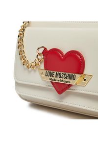 Love Moschino - LOVE MOSCHINO Torebka JC4140PP1LLM1110 Beżowy. Kolor: beżowy. Materiał: skórzane #5