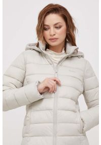 Pepe Jeans kurtka Maddie damska kolor beżowy zimowa. Kolor: beżowy. Materiał: materiał. Sezon: zima #2