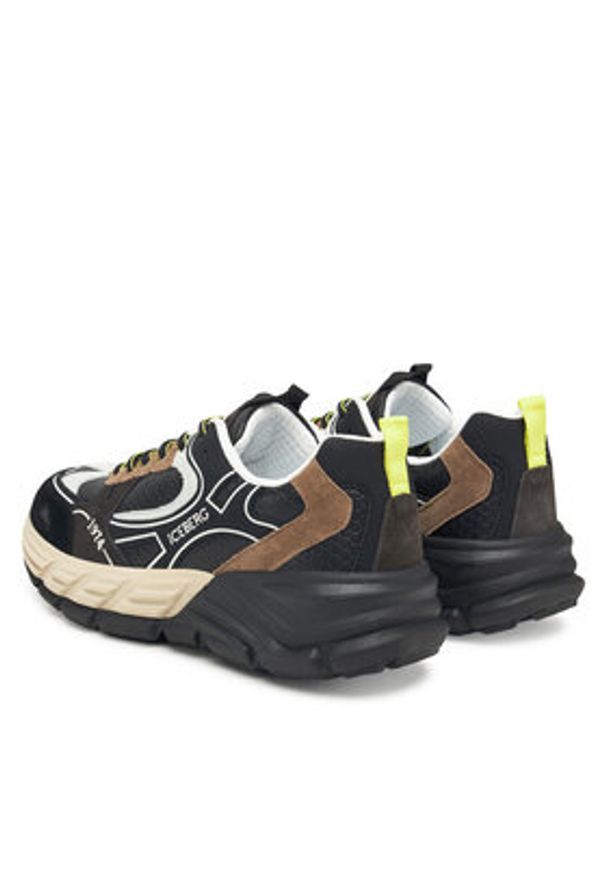 Iceberg Sneakersy IU1706 Brązowy. Kolor: brązowy. Materiał: materiał