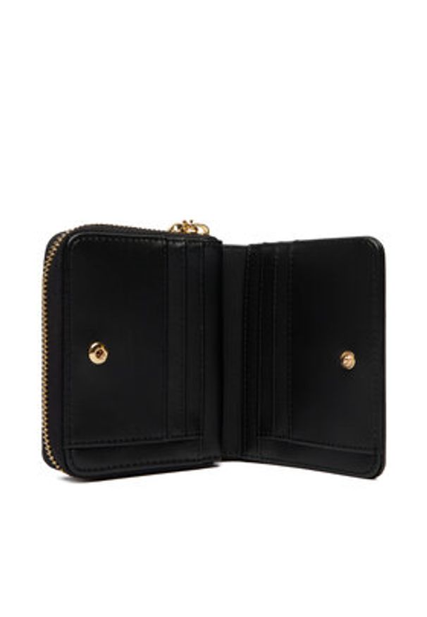 Love Moschino - LOVE MOSCHINO Portfel JC5689PP1OKD0000 Czarny. Kolor: czarny. Materiał: skóra