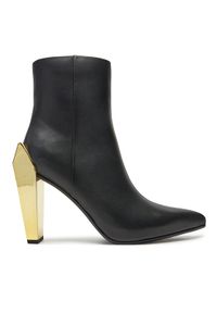 United Nude Botki Gem Bootie Hi 1087756216 Czarny. Kolor: czarny. Materiał: skóra