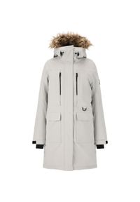 Parka dla kobiet Whistler Bluff. Kolor: szary. Sezon: zima
