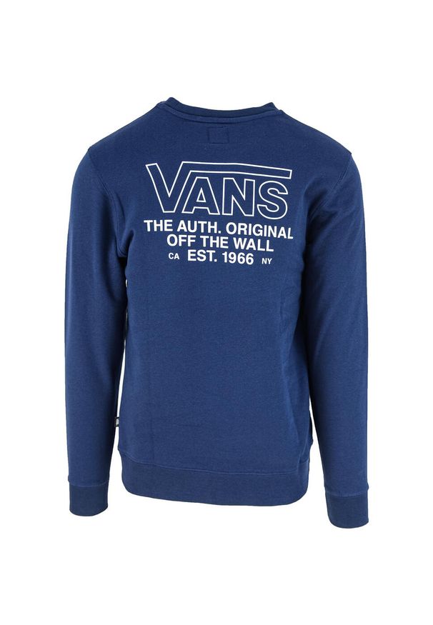 Bluza Vans Sequence Crew, Mężczyźni. Kolor: niebieski. Materiał: materiał, bawełna. Sport: skateboard