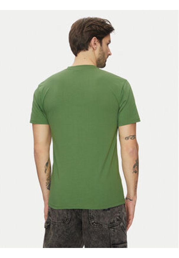 Vans T-Shirt Left Chest Logo VN0A3CZE Zielony Classic Fit. Kolor: zielony. Materiał: bawełna
