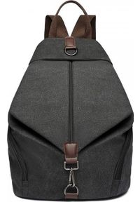 Accessorize Me Czarny Plecak Damski Miejski Canvas Havani. Kolor: czarny #1