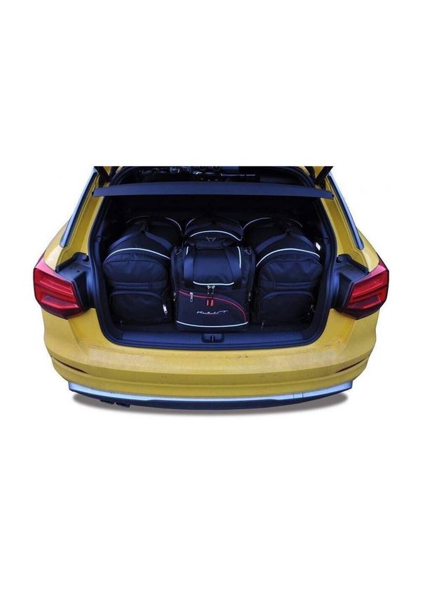 KJUST - Torby Do Bagażnika Audi Q2 2016+ 4Szt Kjust. Kolor: czarny. Styl: sportowy