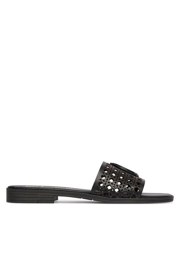 Klapki Just Cavalli. Kolor: czarny