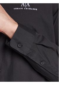 Armani Exchange Koszula 8NZCP2 ZNBJZ 1200 Czarny Regular Fit. Kolor: czarny. Materiał: bawełna #5