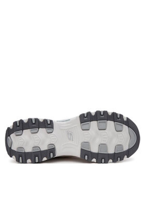 skechers - Skechers Sneakersy D'lites - Retro Rewind 150536/NTGY Szary. Kolor: szary. Materiał: skóra