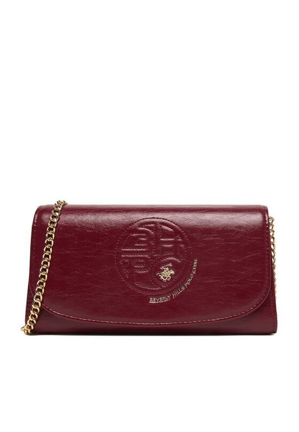 Beverly Hills Polo Club Portfel CWBEO-BHPC-W1-008-SS26 Bordowy. Kolor: czerwony. Materiał: skóra