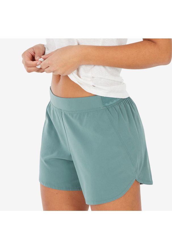 quechua - Spodenki pod sukienkę Quechua NH. Kolor: zielony. Materiał: materiał, elastan, poliester. Sport: turystyka piesza