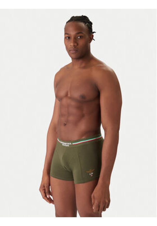 Aeronautica Militare Komplet 3 par bokserek AM1UBX001T Kolorowy. Materiał: bawełna. Wzór: kolorowy