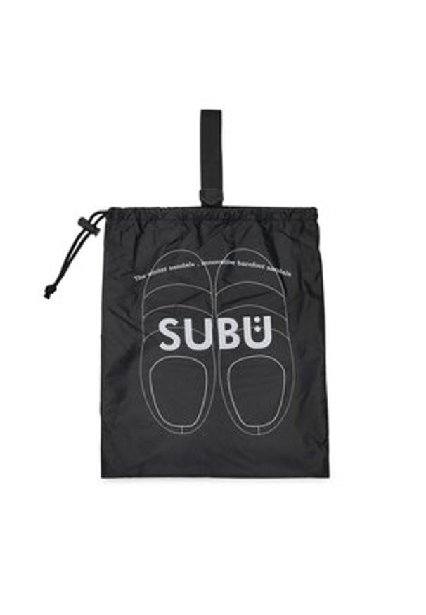 Subu Kapcie Belt Czarny. Kolor: czarny. Materiał: materiał