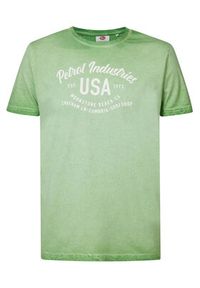Petrol Industries T-Shirt M-1030-TSR656 Zielony Regular Fit. Kolor: zielony #4