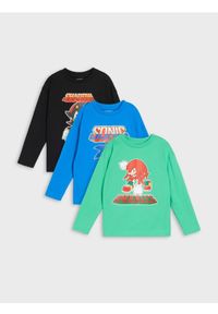 Sinsay - Koszulki 3 pack Sonic the Hedgehog - wielobarwny