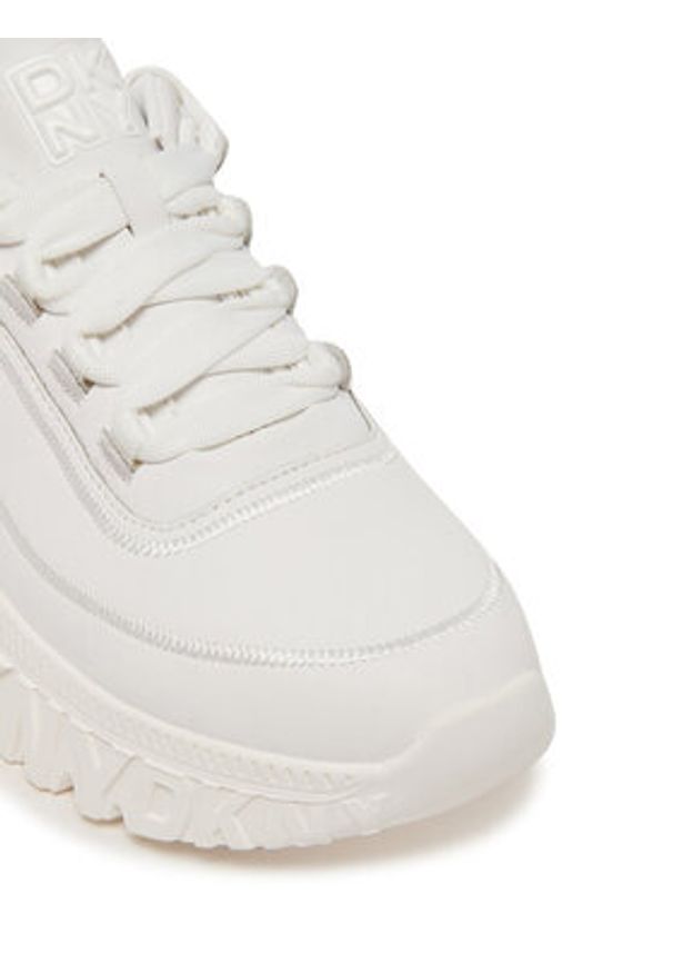 DKNY Sneakersy Lacombe K1522639 Biały. Kolor: biały. Materiał: materiał