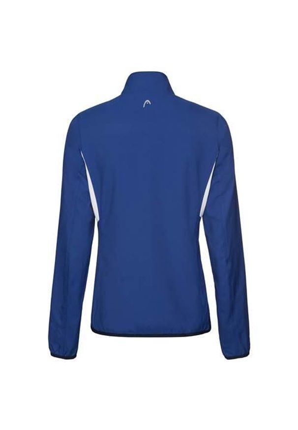 Bluza sportowa dziewczęca Head Club. Kolor: niebieski. Styl: sportowy
