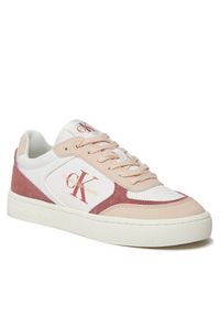 Calvin Klein Jeans Sneakersy Classic Cupsole Low Mix Ml Btw YW0YW01390 Biały. Kolor: biały #5