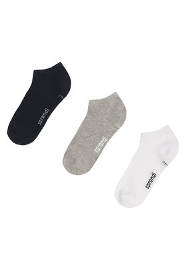 Sprandi Zestaw 3 par niskich skarpet męskich 0MB-002-AW23 (3-pack) Kolorowy. Materiał: bawełna. Wzór: kolorowy