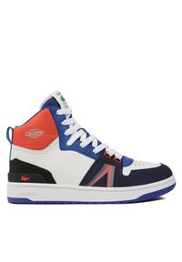 Lacoste Sneakersy L001 Mid 123 1 Sma 745SMA0027042 Biały. Kolor: biały. Materiał: skóra