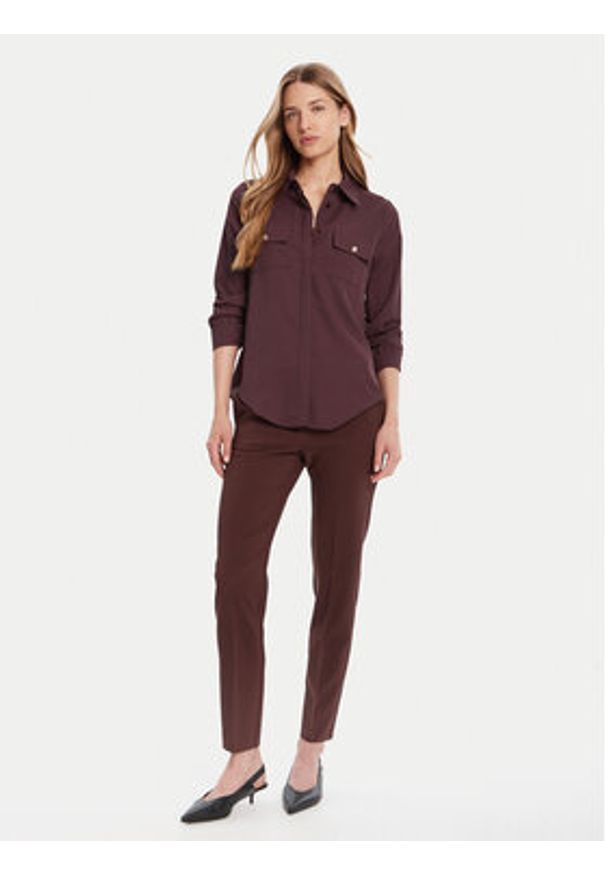 Rinascimento Chinosy CFC0126225003 Brązowy Slim Fit. Kolor: brązowy. Materiał: syntetyk