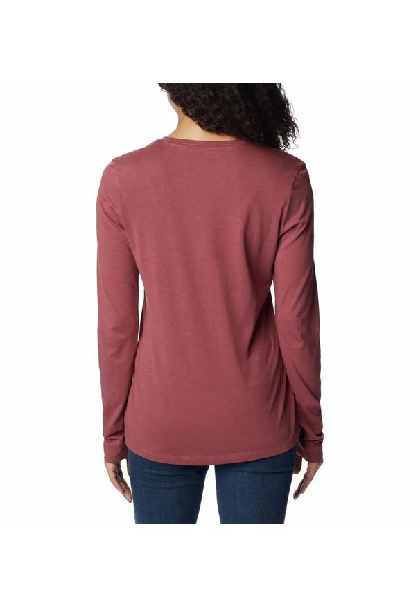 columbia - Koszulka z długiem rękawem Damska Columbia Hidden Haven LS Tee Longsleeve. Kolor: czerwony. Długość rękawa: długi rękaw