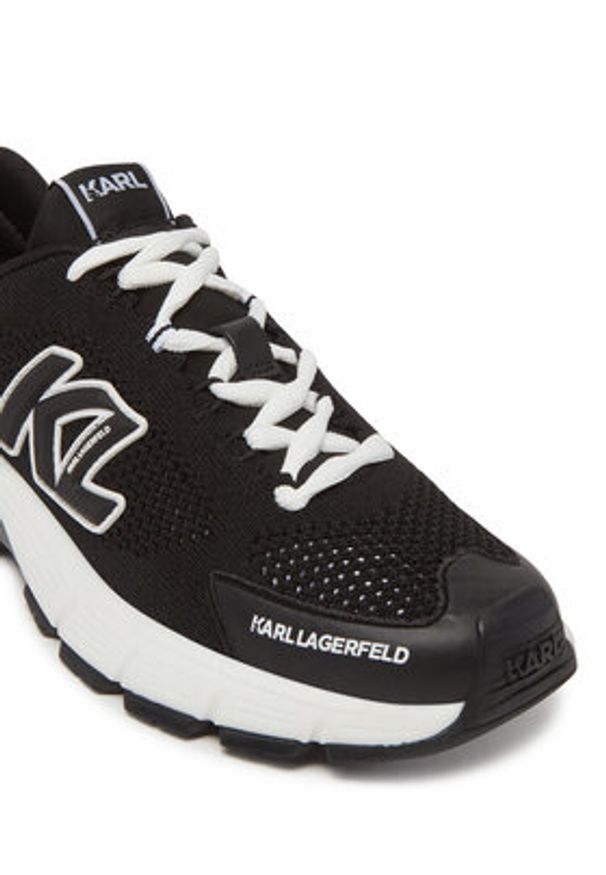 Karl Lagerfeld - KARL LAGERFELD Sneakersy Orion KL65521 Czarny. Kolor: czarny. Materiał: materiał