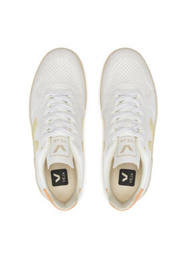 Veja Sneakersy V-10 VX0703103A Biały. Kolor: biały. Materiał: skóra