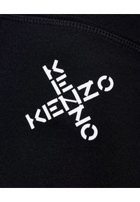Kenzo - KENZO - Czarne leginsy z logo. Stan: podwyższony. Kolor: czarny. Materiał: tkanina, materiał. Długość: długie. Styl: sportowy #2