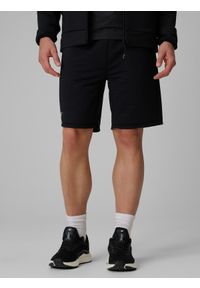 4f - 4F Spodenki treningowe szybkoschnące męskie - czarne L. Kolor: czarny. Materiał: materiał, włókno. Sport: fitness #2