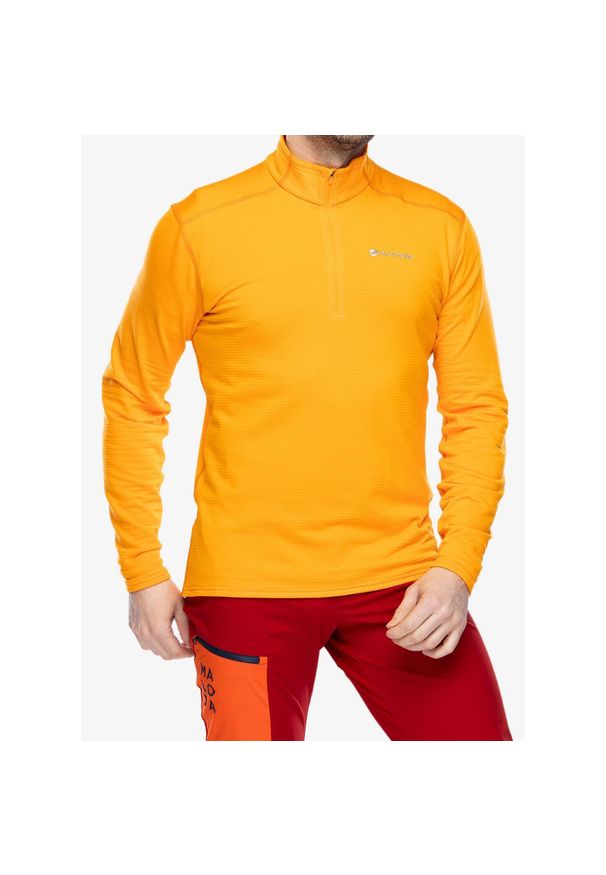 Bluza z zamkiem 1/2 męska Montane Protium Lite Pull-On. Kolor: pomarańczowy