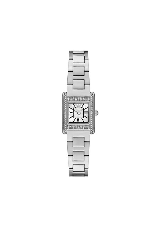 Emporio Armani Zegarek Mini Genni AR11662 Srebrny. Kolor: srebrny