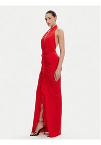 ACCESS FASHION Sukienka wieczorowa 53-3349-391 Czerwony Slim Fit. Kolor: czerwony. Materiał: syntetyk. Styl: wizytowy #5