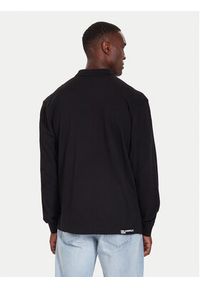 Karl Lagerfeld Jeans Polo A4M17028 Czarny Regular Fit. Typ kołnierza: polo. Kolor: czarny. Materiał: bawełna #4