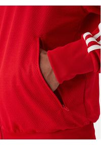 Adidas - adidas Bluza adicolor Firebird KE0788 Czerwony Loose Fit. Kolor: czerwony. Materiał: syntetyk #2