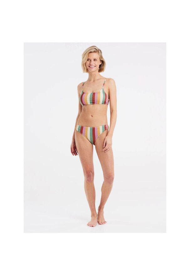 2-częściowy kostium kąpielowy bandeau dla kobiet Protest Prtcancan. Kolor: różowy. Wzór: kolorowy