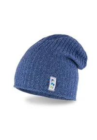 Wiosenna czapka chłopięca PaMaMi - Ciemnoniebieski. Kolor: niebieski. Materiał: elastan, bawełna. Sezon: wiosna #1