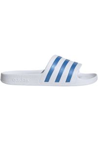 Adidas - Klapki adidas Adilette Aqua Slides HP6295 białe. Okazja: na plażę. Kolor: biały. Styl: sportowy #1