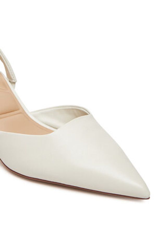 Aldo Czółenka Gavedessi 13966845 Biały. Kolor: biały. Materiał: skóra