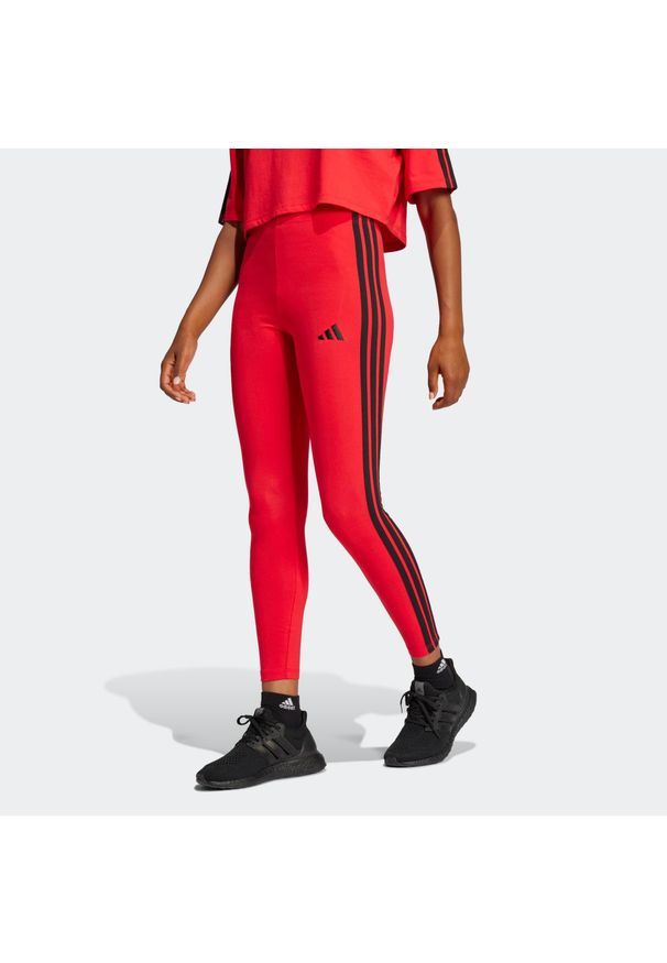 Adidas - Legginsy fitness damskie ADIDAS. Materiał: bawełna, włókno, materiał. Sport: fitness