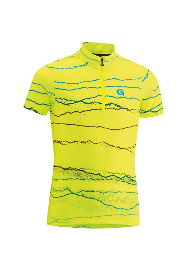 GONSO - Koszulka dla dzieci Gonso Triest. Kolor: wielokolorowy, żółty, czarny, zielony. Sport: kolarstwo