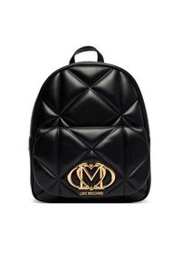 Love Moschino - LOVE MOSCHINO Plecak JC4037PP1OLC0000 Czarny. Kolor: czarny. Materiał: skóra #5