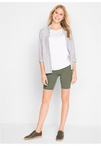 bonprix - Kolarki ze stretchem (2 pary). Kolor: zielony #3