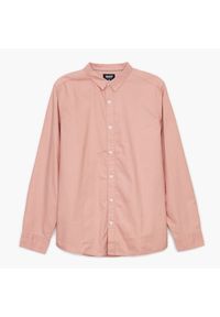 Cropp - Gładka koszula - Różowy. Kolor: różowy. Wzór: gładki