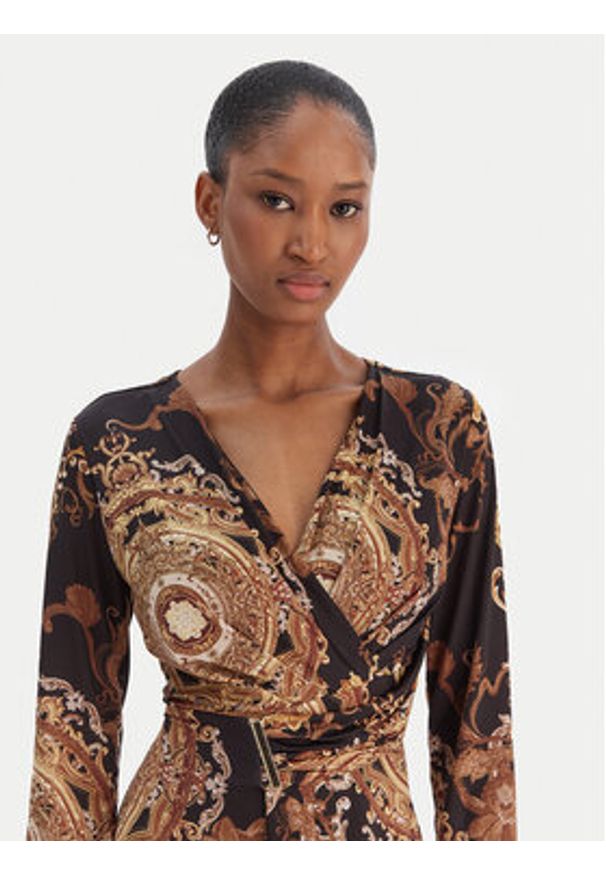 Rinascimento Sukienka koktajlowa CFC0020153002 Czarny Slim Fit. Kolor: czarny. Materiał: syntetyk. Styl: wizytowy